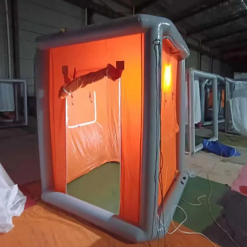 Customizable High Quality Tents for bathing and disinfection PVC Inflatable column for inflatable tent Decontamination tent