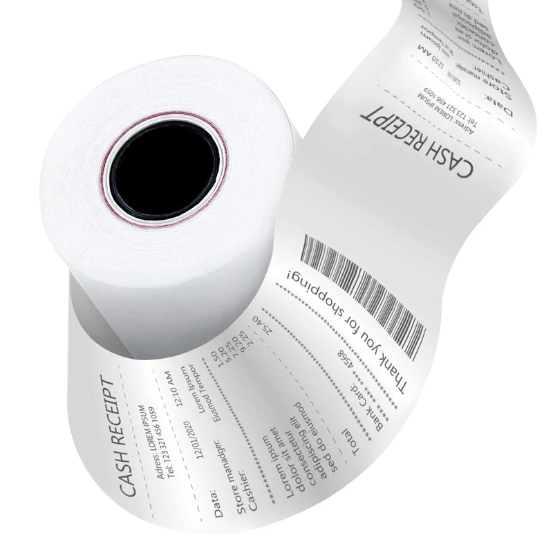 
2021 new raw material thermal paper till roll 80 x 80 good image thermal paper for cashier register 