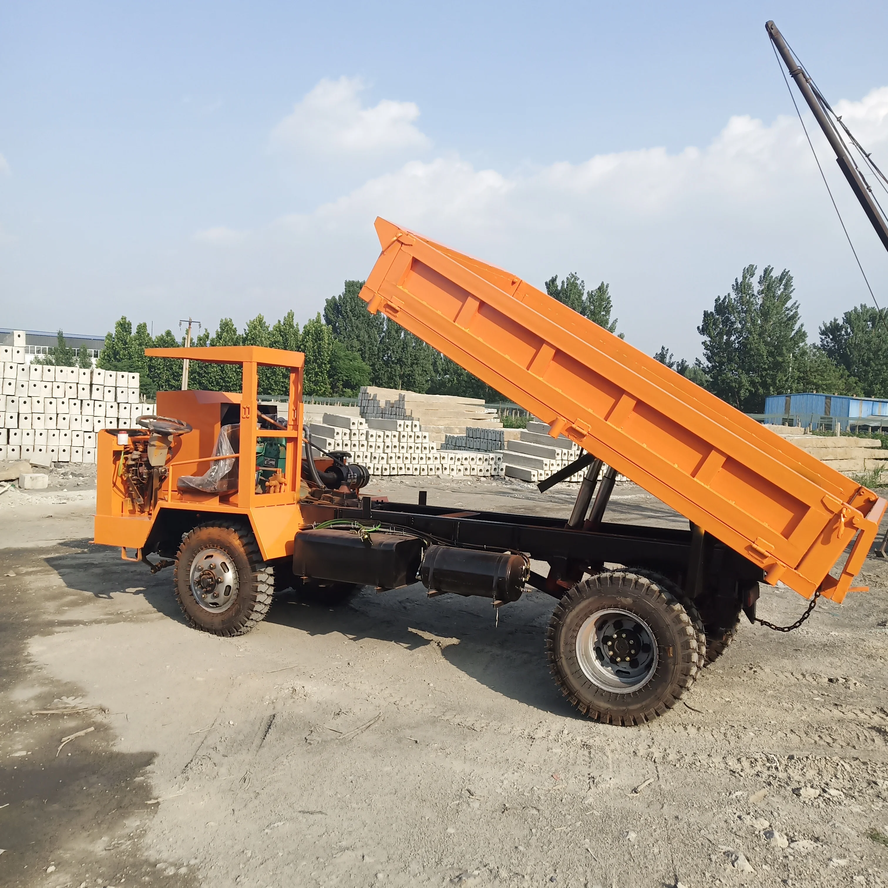 
5 tons Mining dumper truck hydraulic dumper tipper truck 