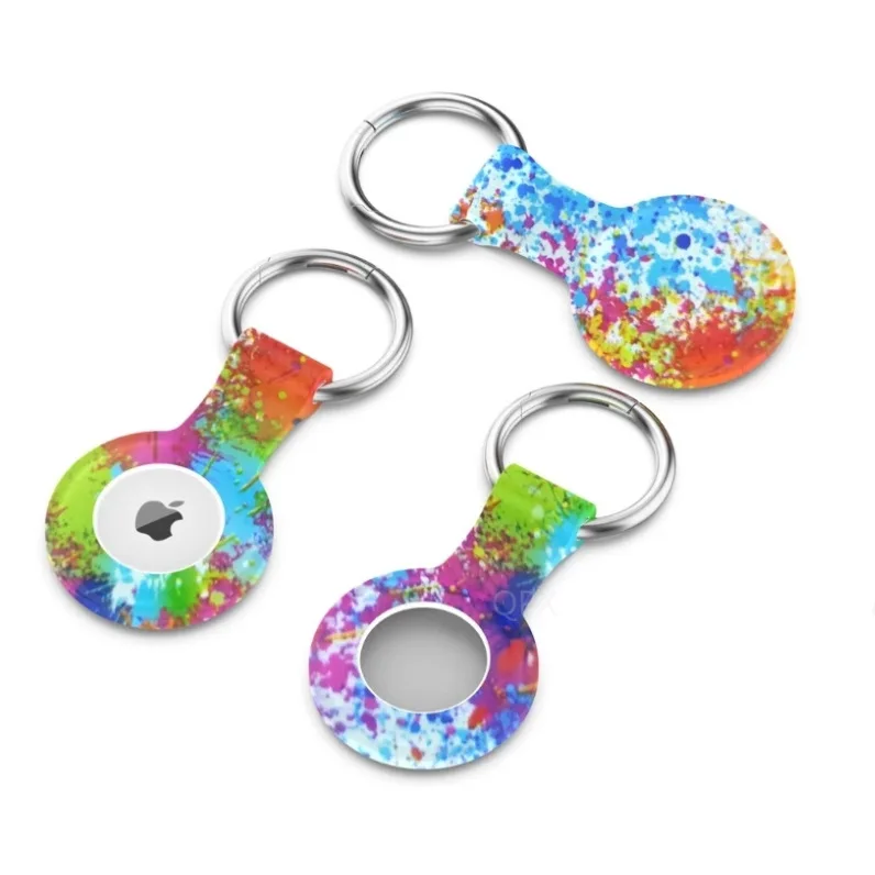 Multi-color printed silicone pet backpack bicycle tracker protective cover