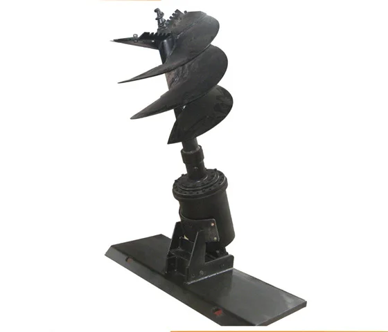 Earth Drill Auger Machine Excavator With Drilling Attachment
