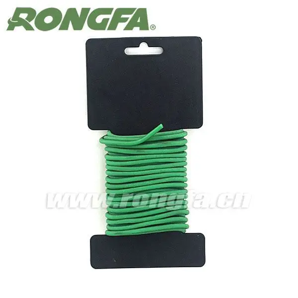  5 мм Диаметр метров в длину мягкий прочный зеленый цвет пластиковый проволочный галстук садовый твист
