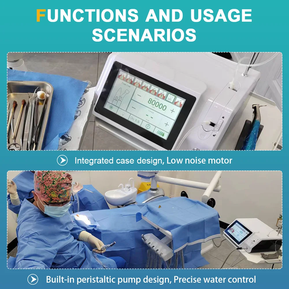 SM-80NL имплантат мотор светодиодный сенсорный экран 80Ncm кости для резки полировальные подготовки Ортопедические имплантаты оптовая продажа импланты