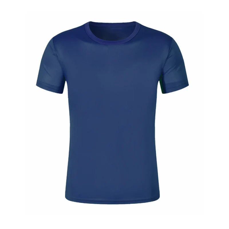 Cheap Price In Stock Blank Quick Dry 100 Polyester Gym Marath T Shirts With Logo Custom Logo Printed Plain Tshirts In Bulk