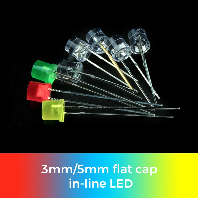 Hipower Free Sample factory direct 4.8mm 5mm Led straw hat Led diode 5mm 360nm 380nm 420nm 660nm led round led diode