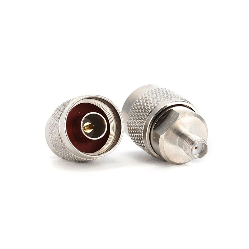 High quality cheap Brass nickel plated RF Adapter Series N male to SMA female RF Coax Adapter