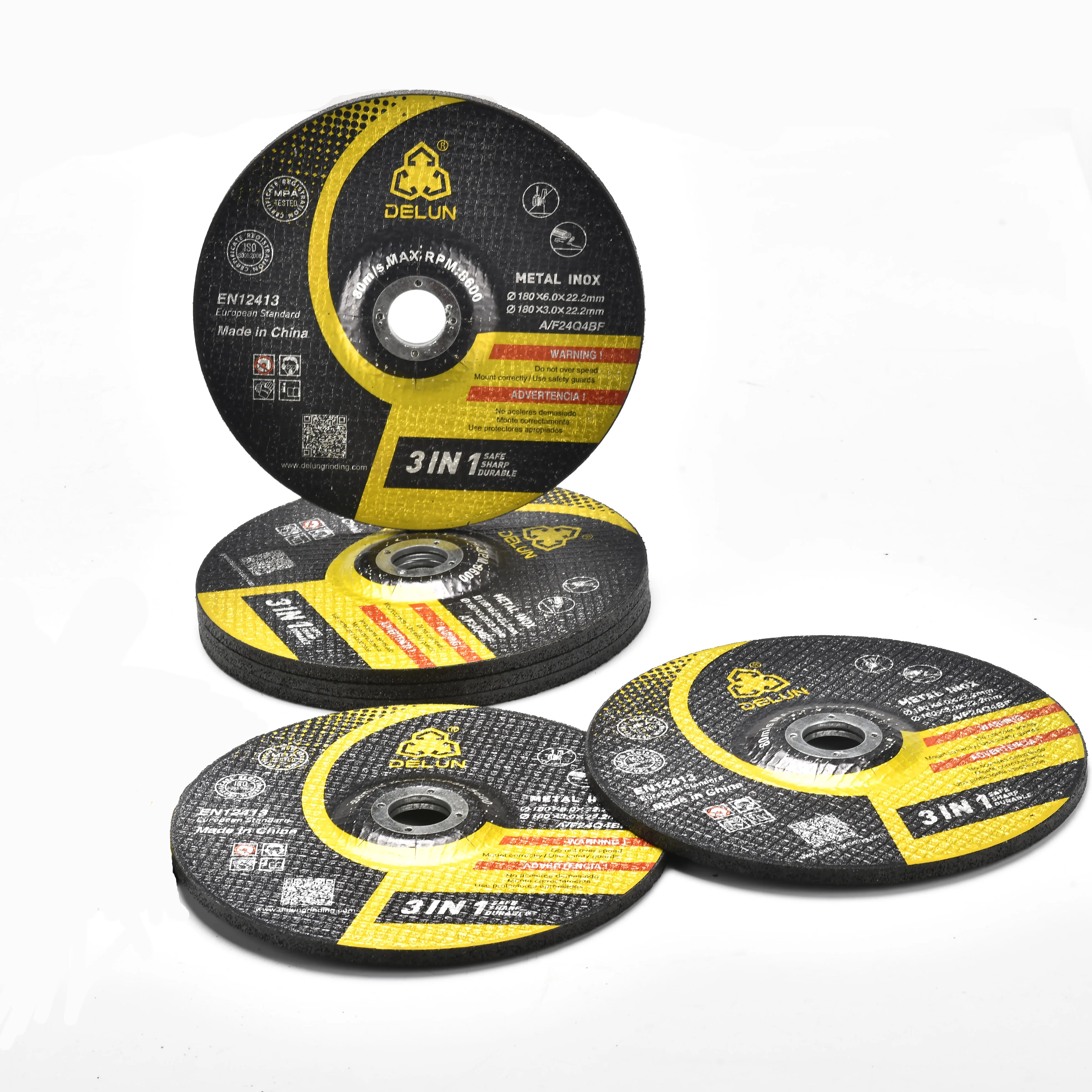 Производитель DELUN Китай OEM высококачественный шлифовальный диск 6 дюймов 150 мм для полировки стандарт EN12413