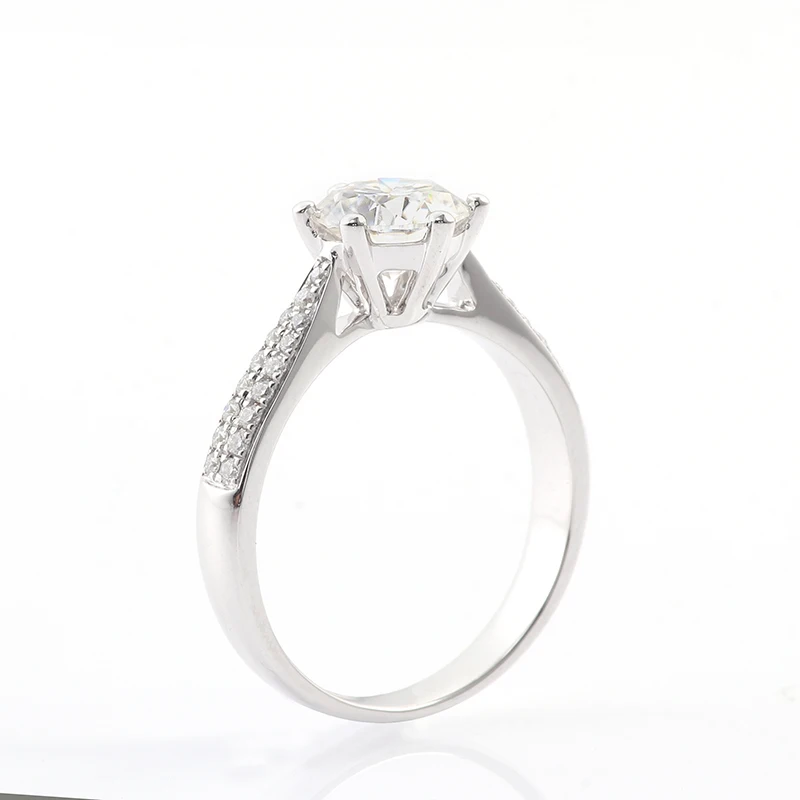  Provence gem platinum pt950 much sparkle 2.0ct lab grown moissanite engagement wedding