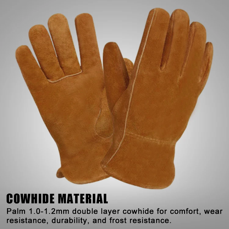 Baiyuheng Good Quality Goatskin Leather Driving Working Driving Gloves Rigger Mechanic Gloves
