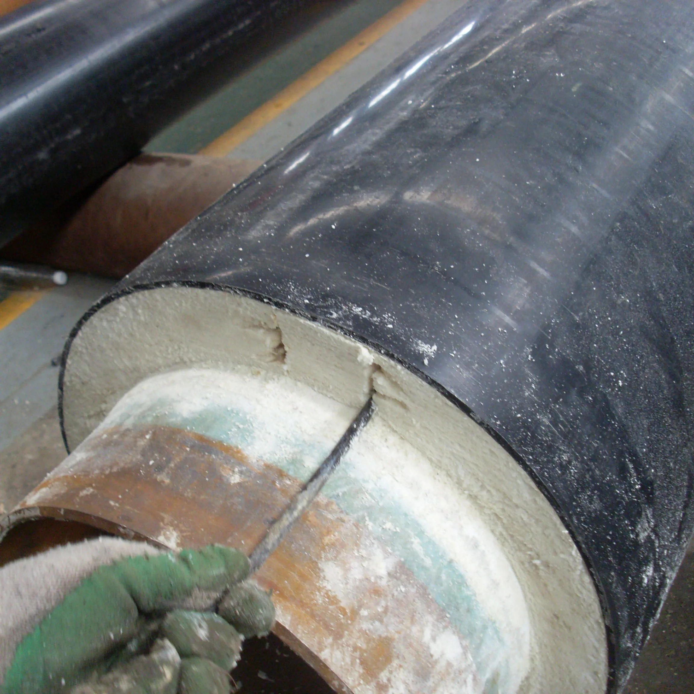 Предварительно Изолированная бесшовная труба из углеродистой стали, полиуретановая пенопластовая изоляция труб хладагента EN253