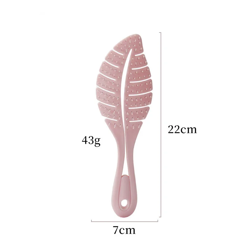 Factory Direct Sale Nylon Needle Airbag Wet Temperature Resistant Massage Hair Comb High Quality Black Purple Hair Brush