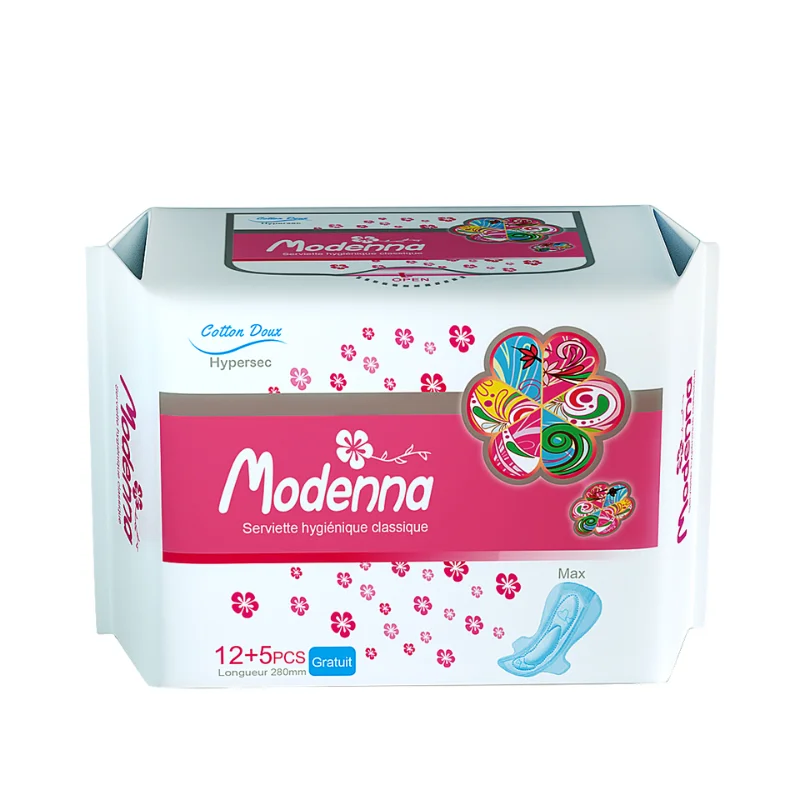 Women health care sanitary napkins menstrual period disposable super thick women sanitary pads with soft surface