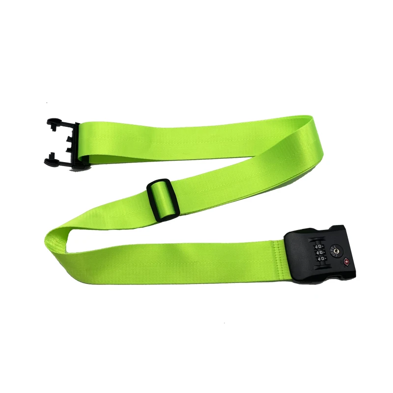 2023 fashion new trend wholesale high quality nylon line luggage strap latch color combination lock custom lock suitcase strap