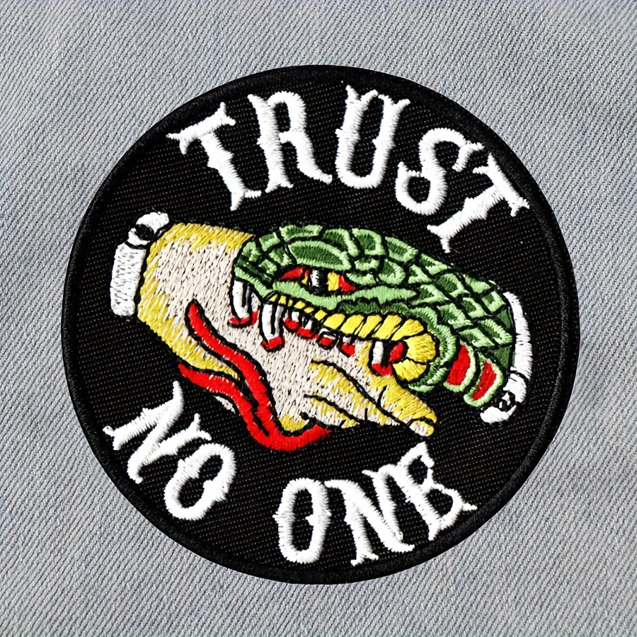 Customized Woven Embroidery Patches Badge Clothing Hats Bags Iron-On Custom Logo Patches