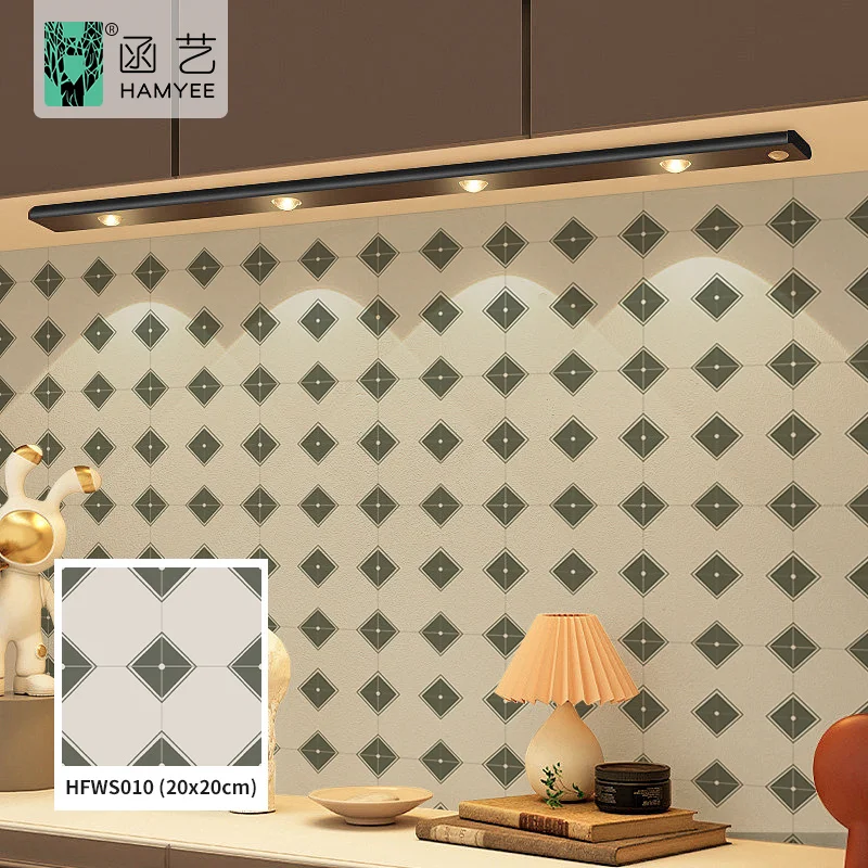 Factory 20x20cm self adhesive pvc flower peel and stick floor tile for living room with cheap price
