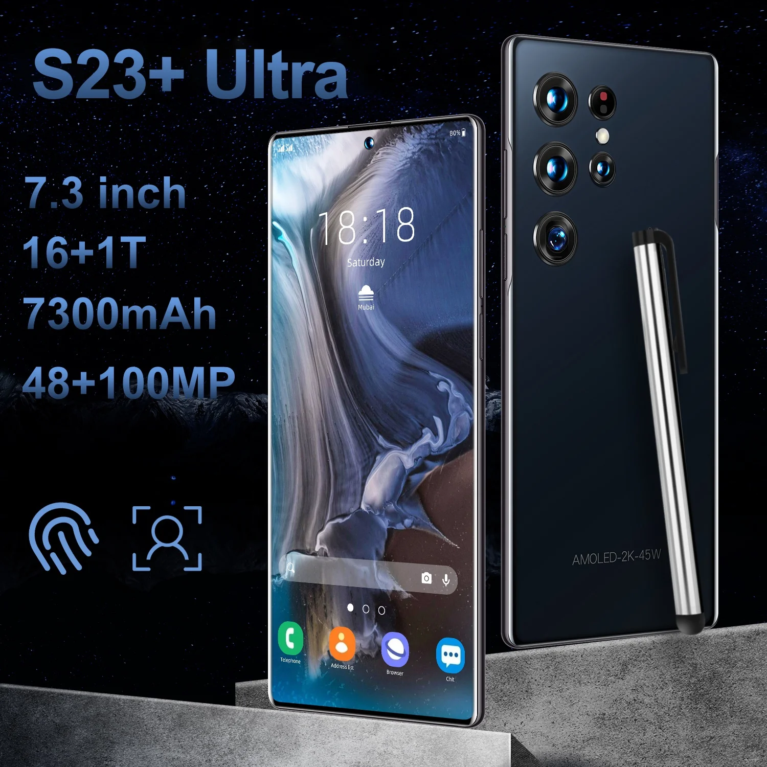 2023 Cheapest Techno  4g  5g Smart Car Wireless Charger Phone Holder S23  Ultrasound Infinix Note