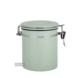 Co2 Valve With Built-in Date Stainless Steel Wheel  Food Storage Container Coffee Grounds Airtight Container