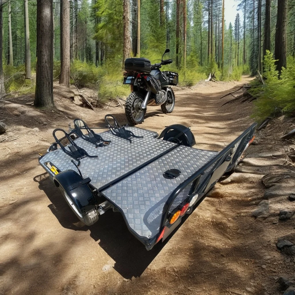 Motorcycle Trailer Hitch for behind Trailers Essential Accessory for ATV & Motorcycle Owners