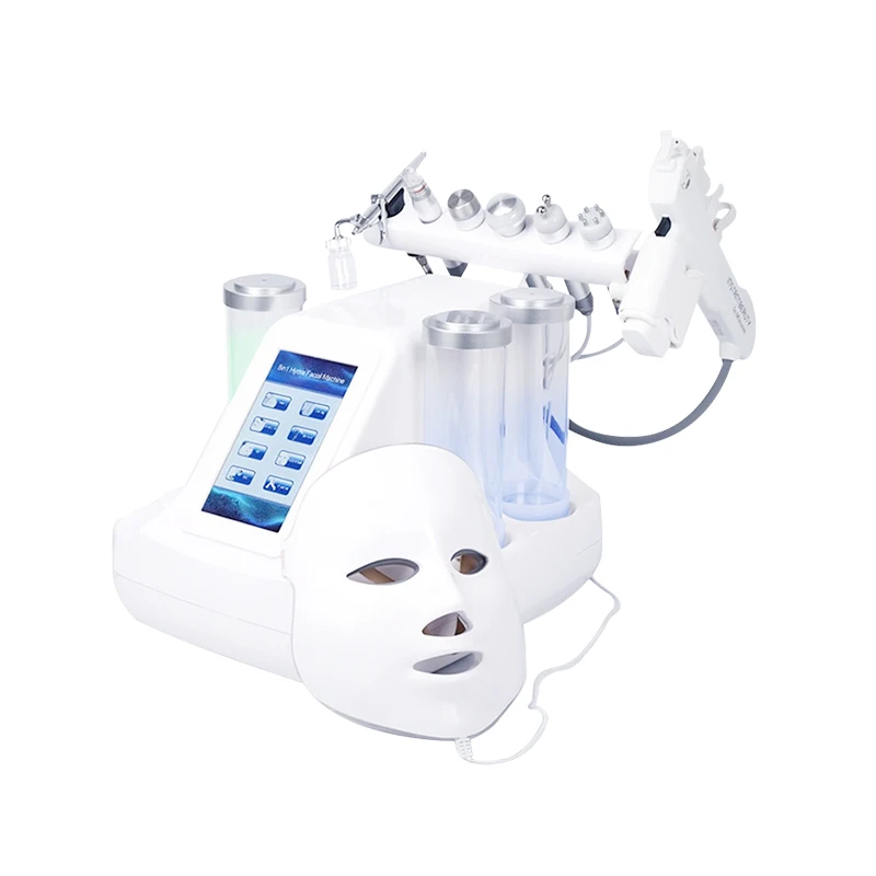 8 in 1 Hydrogen Oxygen Facial Beauty Machine for Deep Cleaning Skin Rejuvenation Home and Beauty Salons Use