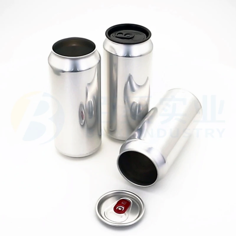 Customized print beverage packaging aluminum beer soda cans 500ml 16.9oz