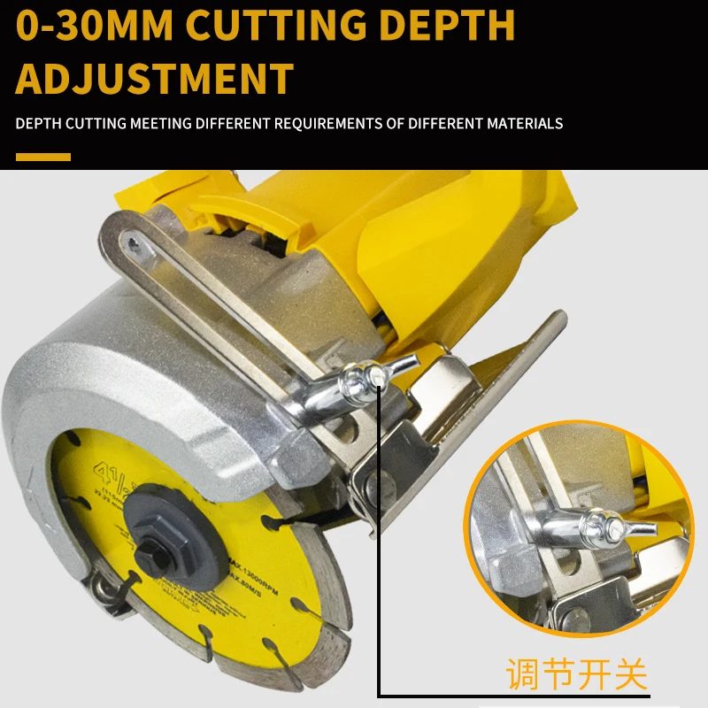 12000R/MIN 125MM Electric Marble Cutter Electric Tile Marble Cutter Saw Stone Cutting Machine