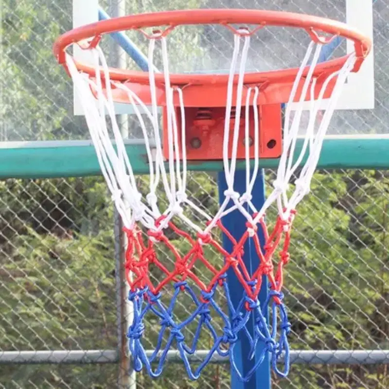 TY-1064D Basketball Net Red + White + Blue Three-Color Basketball Rack Net Power Basketball Rack Basket Basket Net