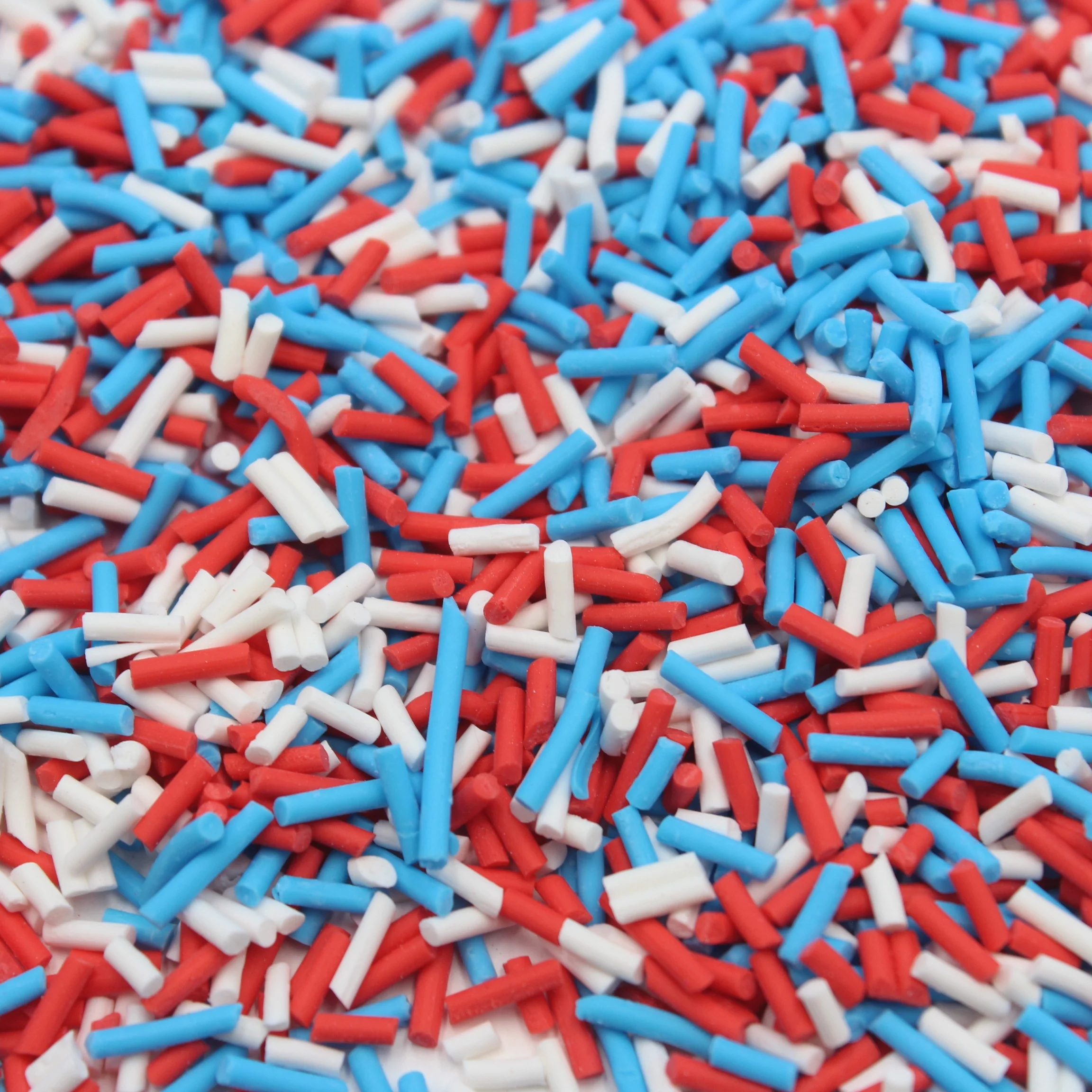 Colorful Long Candy Polymer Soft Clay Sprinkles Multi Simulation Sugar Cutters for Slime Diy Accessories