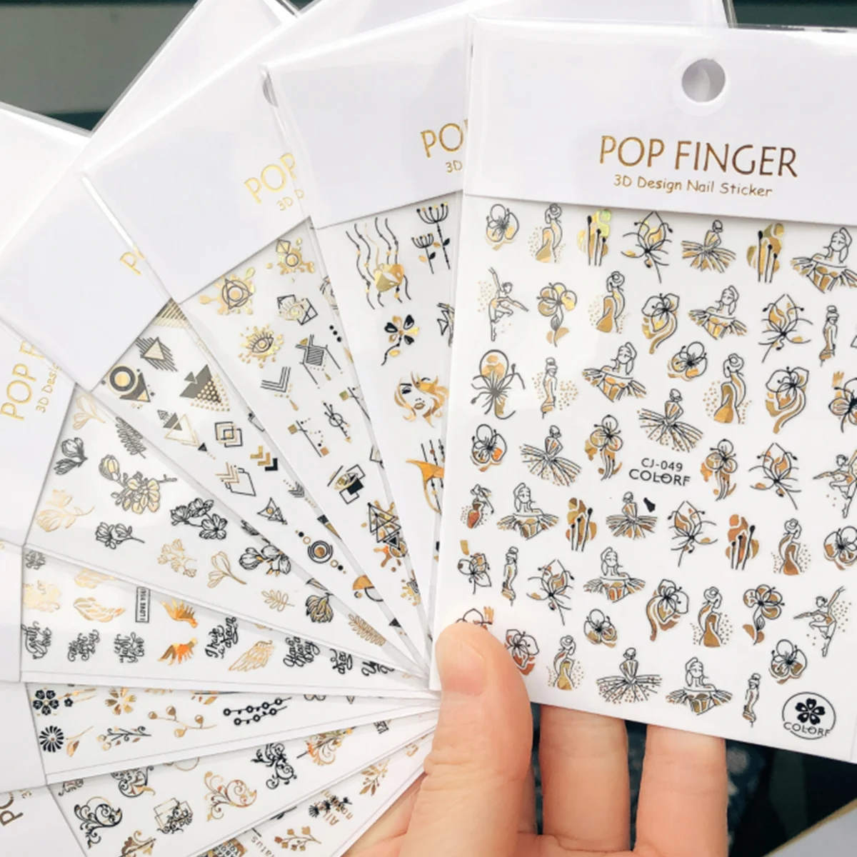 TSZS 2022 new  spring  Nail Decal flower sticker Leaf Tree Green Simple Summer Slider For Manicuring Nail Art decoration