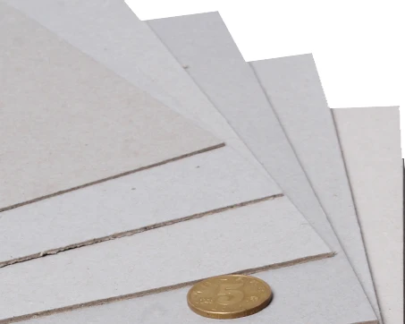 custom high quality 200 g grey paper board 100% wood pulp grey paper board for notebook gray cardboard
