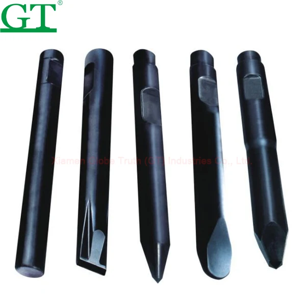 Excavator Spare Parts Hydraulic Breaker Hammer hydraulic breaker Chisel Blunt Chisel With Box Typ Top Type And Type Side