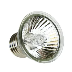 Low Heat 25W 50W 75W UV Halogen Lamp Bulb Full Spectrum UVA UVB 3.0 Reptile Basking Spot Light Lamp
