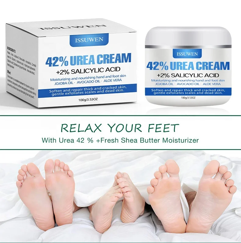 Tik Tok hot sell foot care product for repairing feet anti drying natural plant ingredients 42 percent skin care urea cream