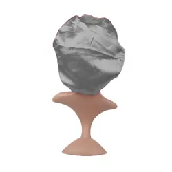 Wholesale custom private logo print on sleeping hat 100% silk material satin bonnet