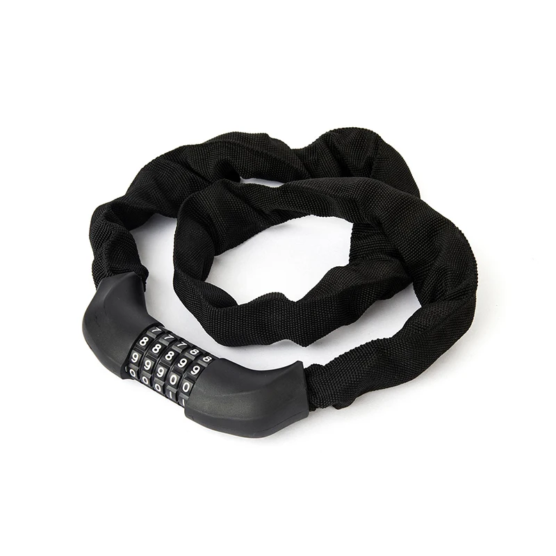 SENDE bicycle Chain Lock 5 Digit Combination Chain Lock Riding Accessory for E-scooter E-Bike Motor bike chain Lock
