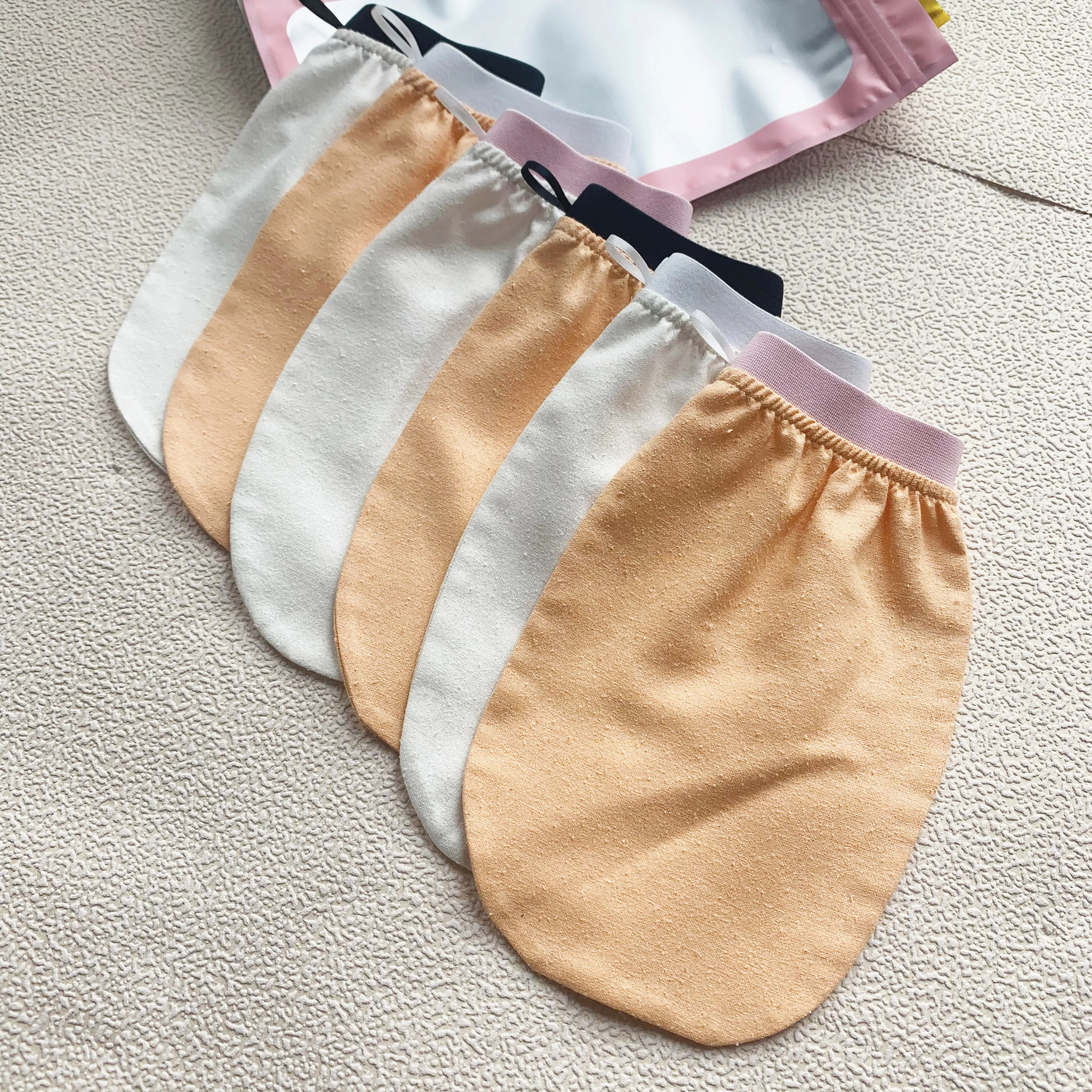 Wholesale 30MM Skin Care Peeling 100% Mulberry Silk Gloves Turkish Silk Exfoliating Glove