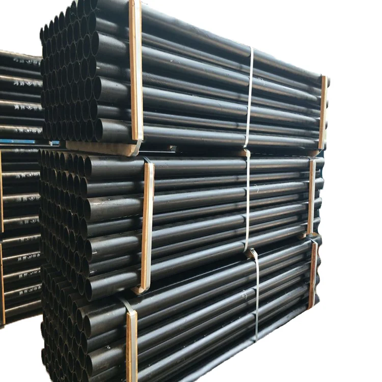 Epoxy Coated Cast Iron Pipe  C40 C30 C25 K9 thickness 8.1mm Ductile Iron Pipes Water Supply Pipe