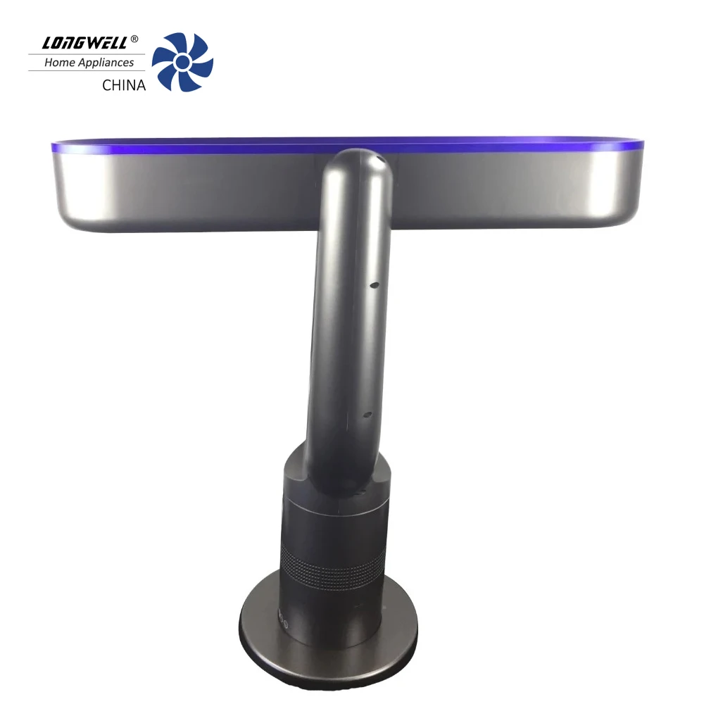 Bladeless Fan Portable Mini Personal Air Cooler Table Noiseless Desktop Misting Fan for Home Bedroom Baby-Room Office Outdoor