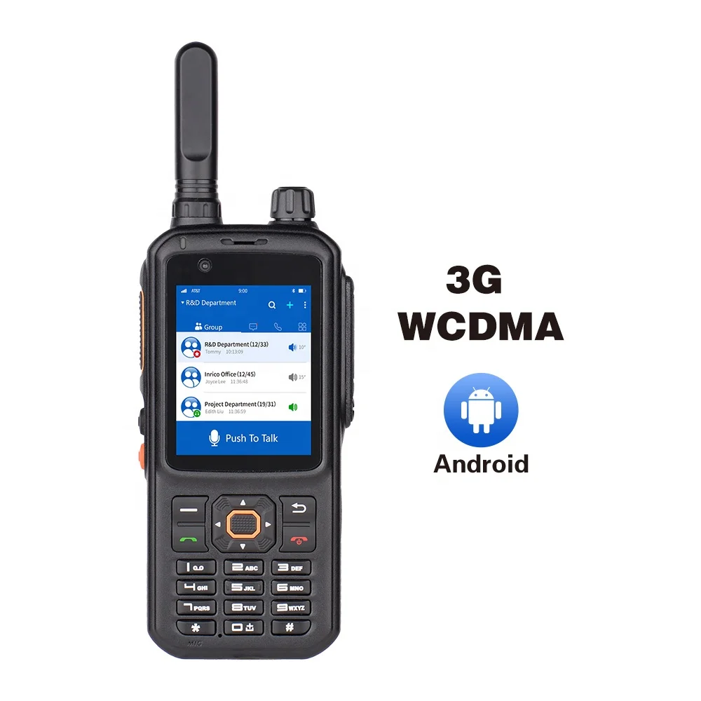  Аналоговая UHF SIM-карта Двусторонняя радиосвязь GSM WCDMA внутренняя связь рация Inrico