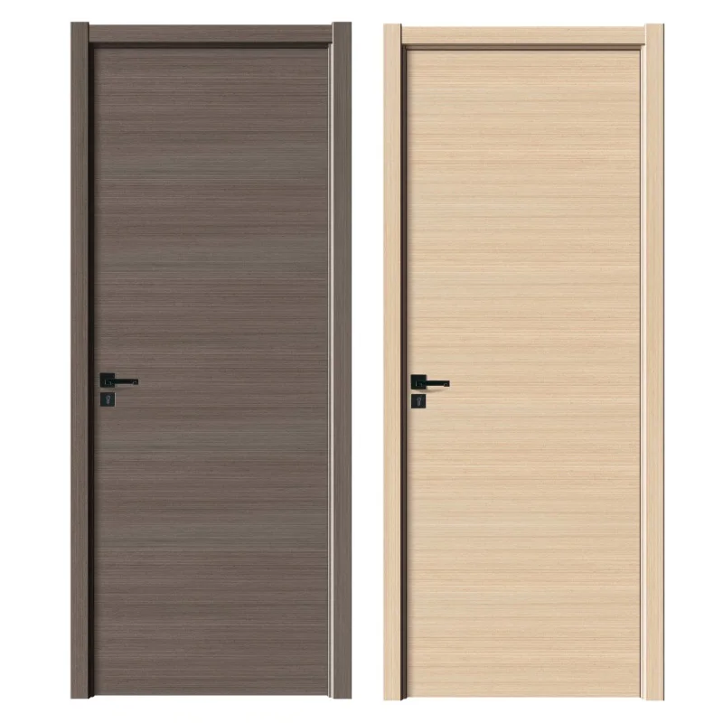 
GO-A064a factory front door panel flat melamine mdf door skin veneer woodenmould hdf doors 