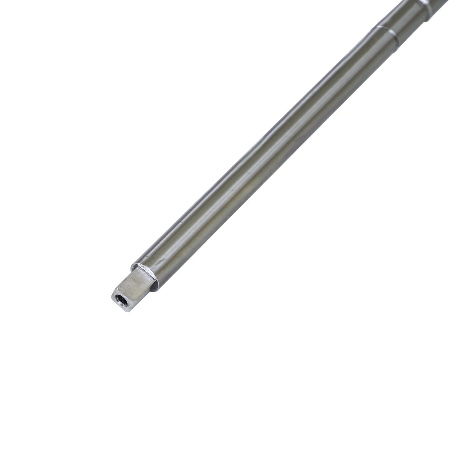 CNC 20mm metal double threaded round pin carbon steel custom precision 304 stainless steel shaft