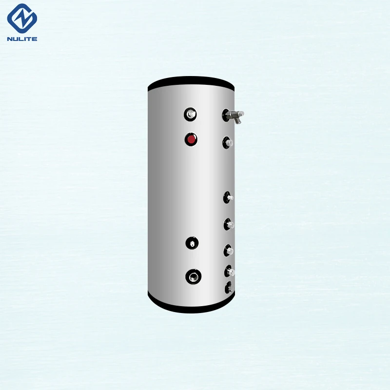 100L 250L 200L 300L Hot Water tank Enamel Buffer tank One Coil for Heat Pump