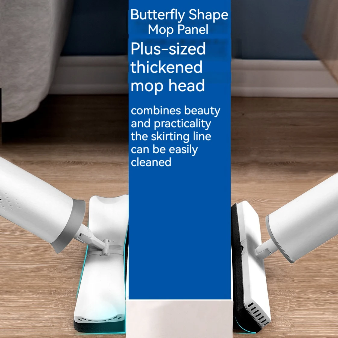 Jesun Self-wringing Sponge Mop Cleaner Folding Squeeze Mop Magic Flat Hands Free Washing Lasy Mops Cleaning Floor