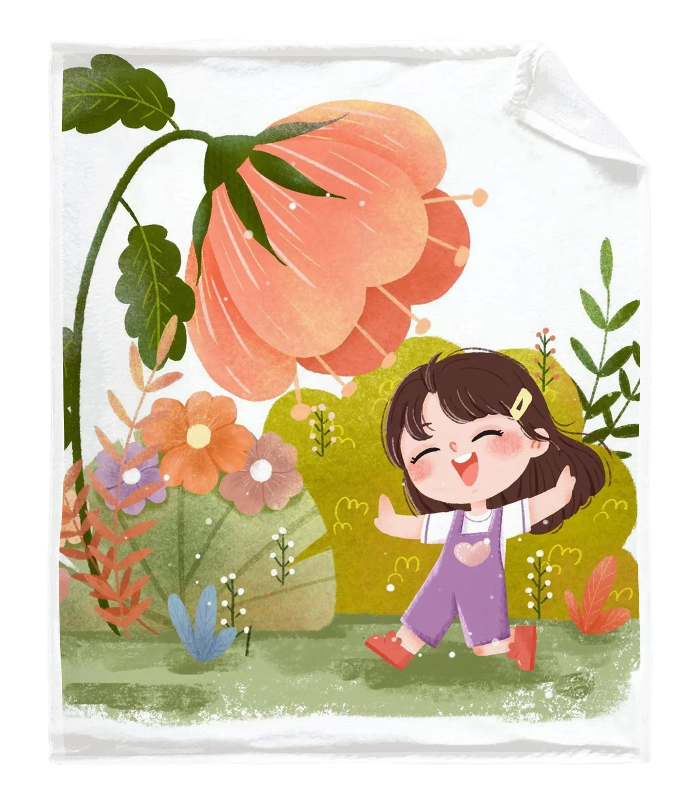 Customized carton design digital printing anime blanket baby blanket printed flannel blanket