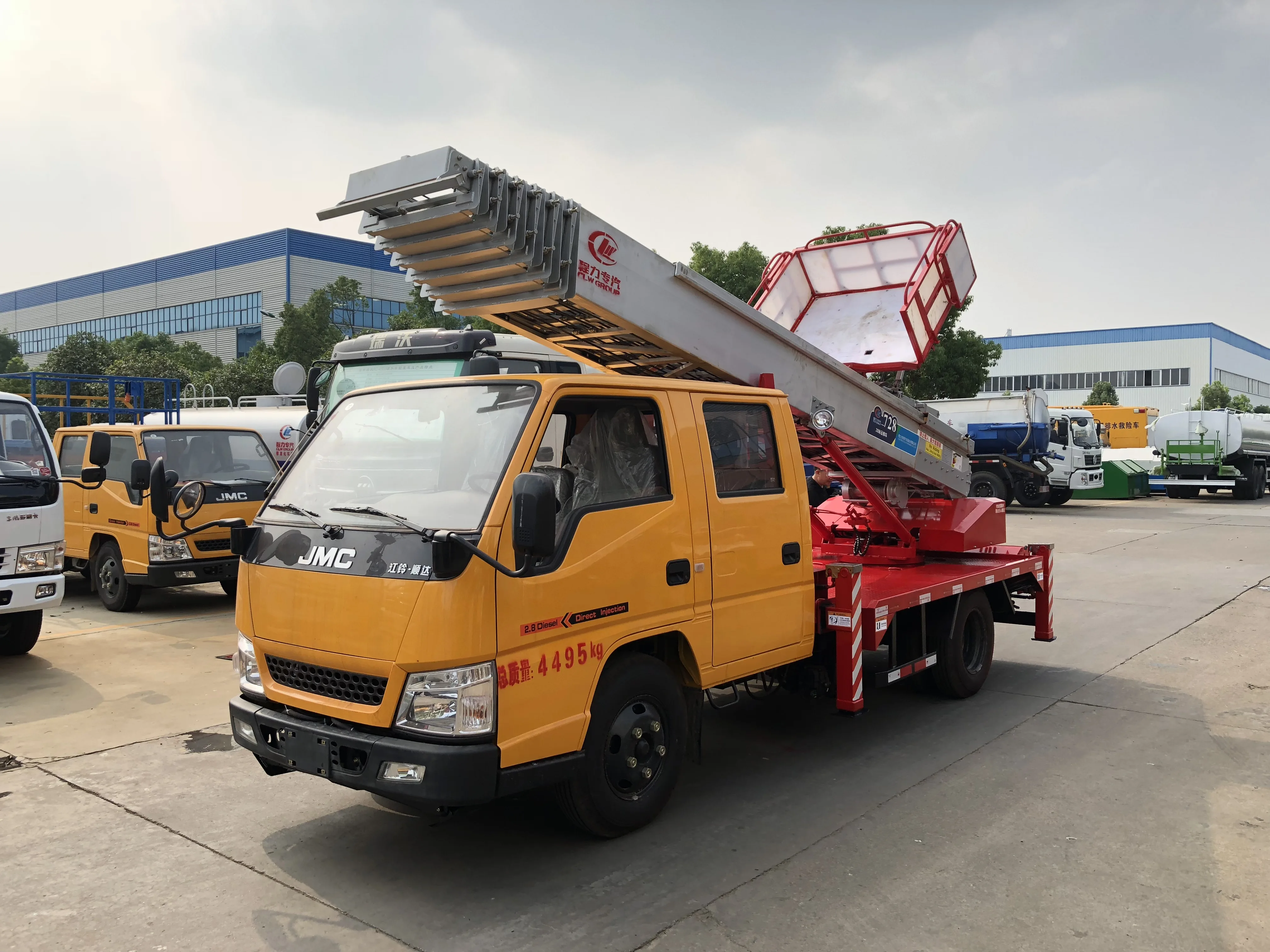 JMC 21m hydraulic truck mounted aerial work platform aerial ladder truck for sale