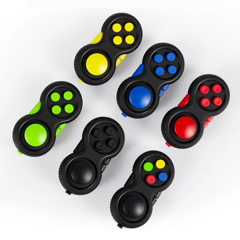 2024 Amazon  Hot selling   Stress Release Finger Figet Fidget Controller Pad Fidget Pad Cube Cubos Autism Sensory Toy For Kids