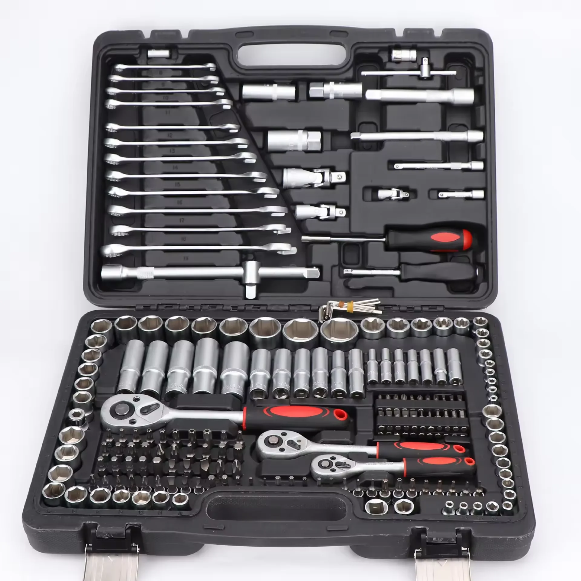 216pcs Combination Spanner Box Profession Tool Socket Set Multifunction Wrench Kit For Car Repair Other Hand Tools Sets