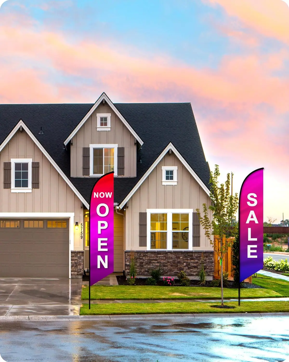 Hot Sale  flying banner promotion custom printed advertising knife type teardrop flag bow beach flag with corss base