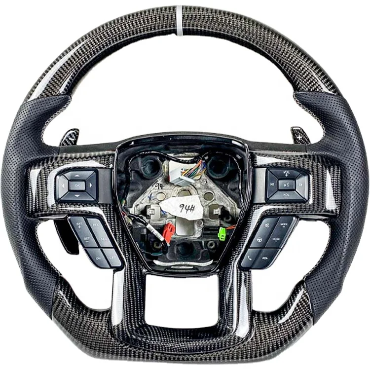 Car steering Wheel Suitable For Ford Raptor 2015-2021 Ford F150 2015-2021 Carbon Fiber Steering
