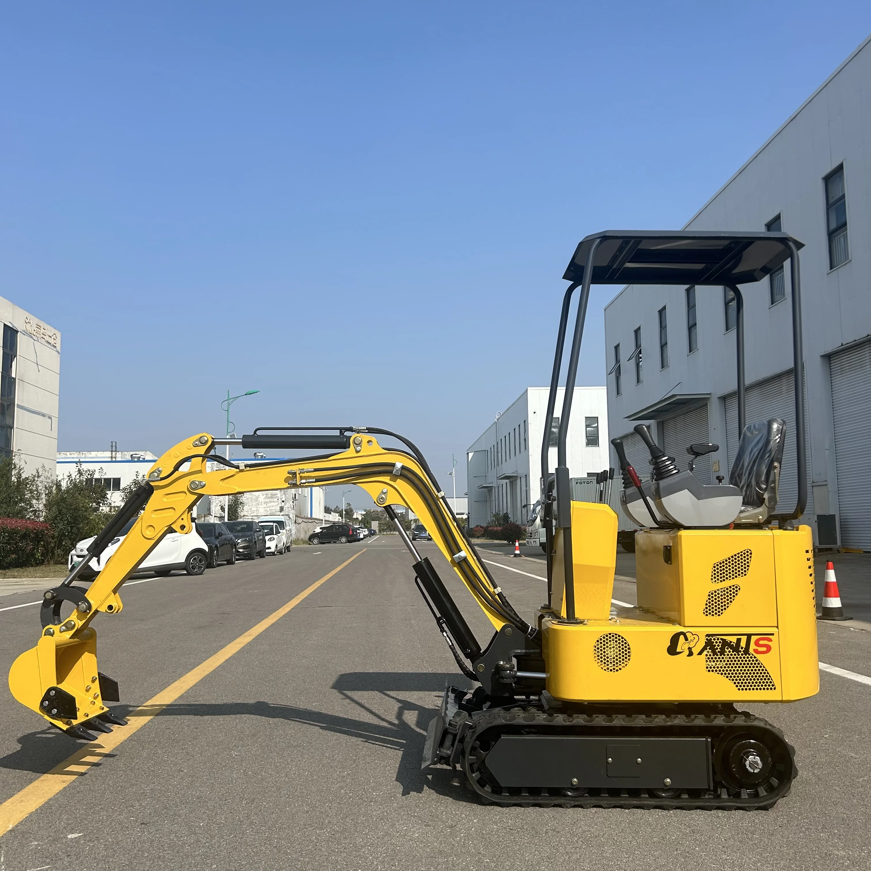 2024 New Crawler excavator 1ton electric crawler digger farm used minibagger 1 ton mini excavator machine for sale