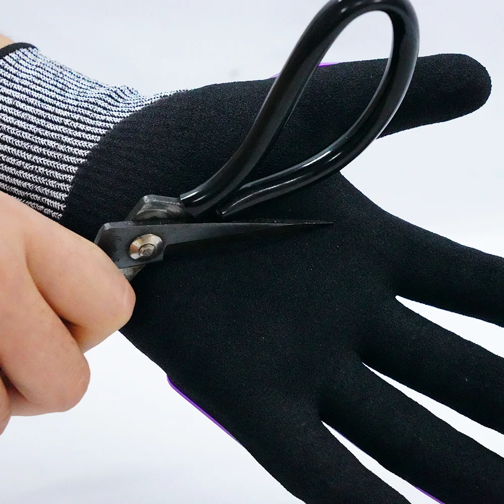 Industrial Grip Heavy Duty Anti Impact  Protective TPR Safety  Gloves for Men and Women